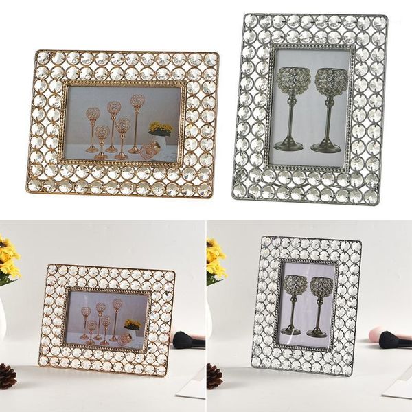 

elegant crystal beaded p frame wedding favor home living room decorative1