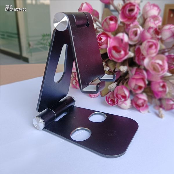 

4fds2awfactory stock double-folding aluminum alloy deskmobile phone portable lazy big-size tablet holder
