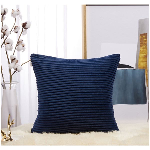 

soft corduroy striped cushion covers decorative pillows cover cases pillowcases for home living room sofa seat chair 45x45cm f bbyvzn