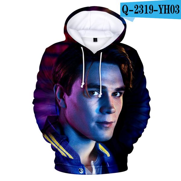 

2021 new stock projects no moq 3d printed series attacked riverdale sweatpants of china 24py, Black