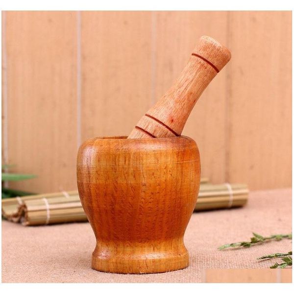 

home kitchen hand manual wood garlic ginger mortar and pestle pugging mill grinding bowl mashe jlljse powerstore2012