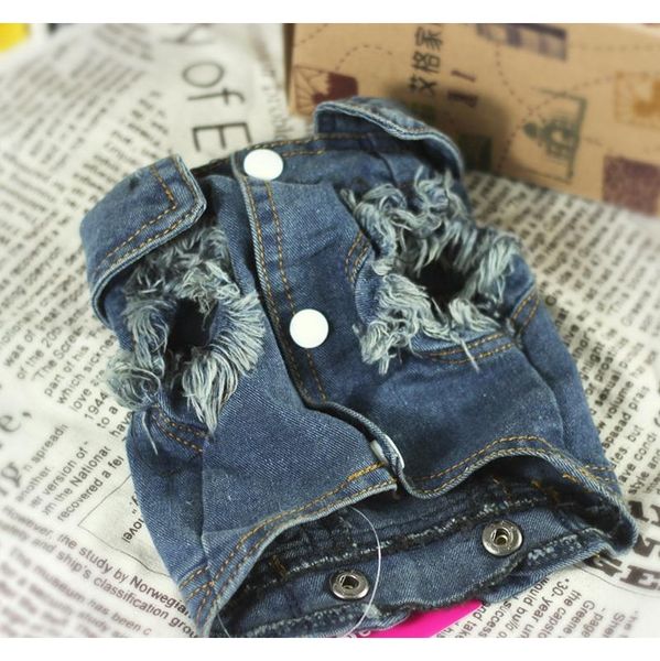 

cool cowboy pet dog cat denim vest dog clothes summer chihuahua yorkie poodle teddy jllcal insyard