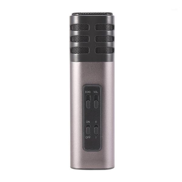 

portable aluminum alloy microphone professional mobile singing microphone for live broadcasting recording meeting1