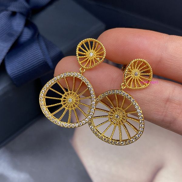 

свежий лимон ломтик темперамента полый 925 серебряный штырь серьги прохладный ветер, Silver