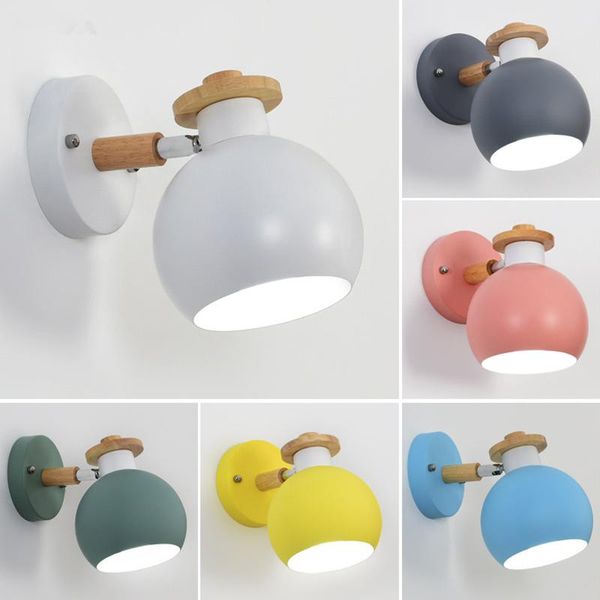 

multiple styles wood wall lamps led lights wooden aluminum dining-room sitting room corridor led indoor lighting light fixture