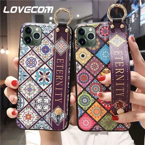 

1dwlovecom vip wristband cover, soft tpu wristband cover with retro flowers for vip 11 pro max xr x xs max 7 8 6s plus