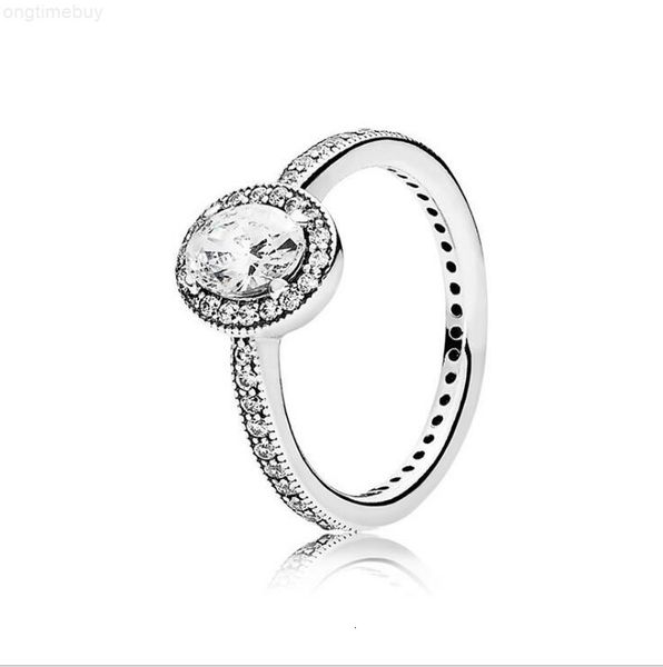 

factory8el7cz real ring 925 diamond sterling with silver original box set fit pandora style wedding ring engagement jewe
