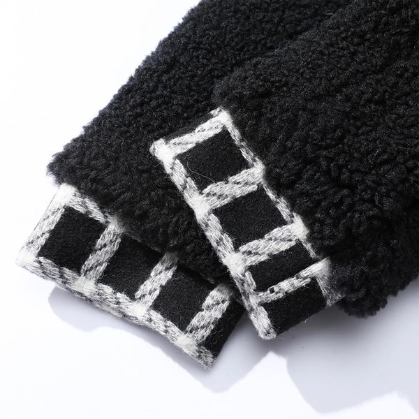 

2021 new womens plaid patchwork down neck overshirt shirt jackets outerwear bu97, Black