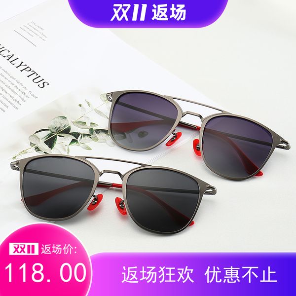 

2019men eyewear men's and women's personalized polarized driving sunglasses, White;black