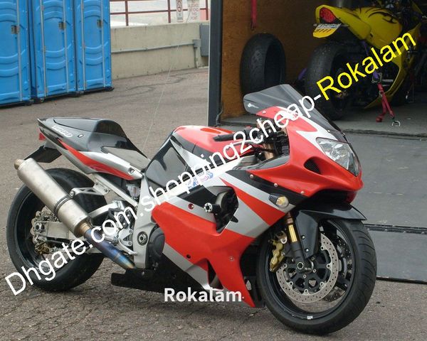 GSXR-1000 2000 2000 2002 Conjunto de carenagens para Suzuki GSXR1000 GSX R1000 K2 K1 00 01 02 GSXR 1000 Red Motorbike Shell (moldagem por injeção)