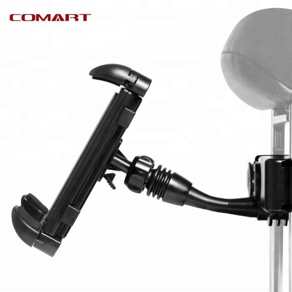 

4fds2awcar lighter socket 2 usb ports headrest mount with tablet and phone holder