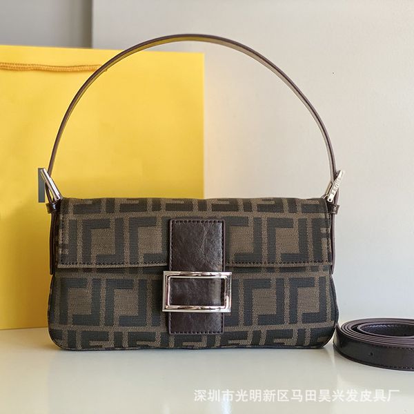 

new old flower leather embroidery ff middle ancient french stick high grade underarm small square bag for women