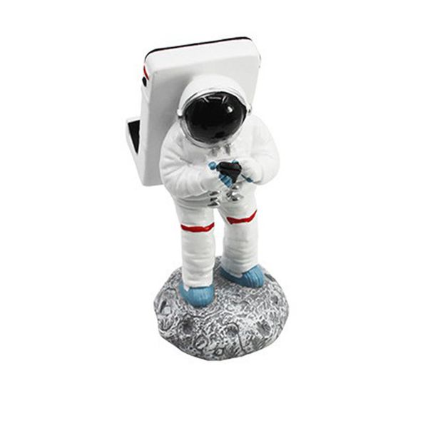 

creative resin astronaut shape plastic mobile phone holder