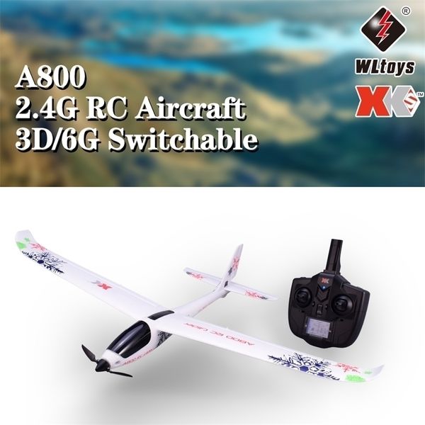 

wltoys xk a800 2.4ghz 5ch rc airplane with 3d/6g mode switch 780mm wingspan epo fly wing aircraft fixed wing aircraft drone y200428