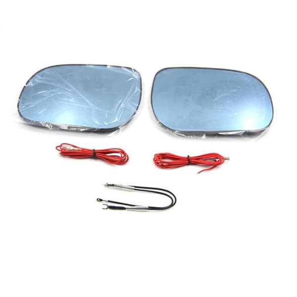 

2pcs heated w/turn signal anti-dizziness side view mirror blue glasses for alza