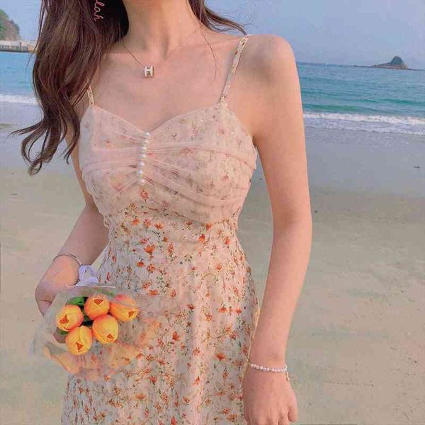 

dress for women summer round neck women blouse puff sleeve short sleeve shirt floral dress floral suspender, Black;gray