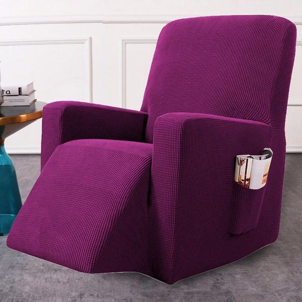 

elastic recliner sofa cover single seat sofa cover recliner chair slipcover chair protector armchairs covers solid color1