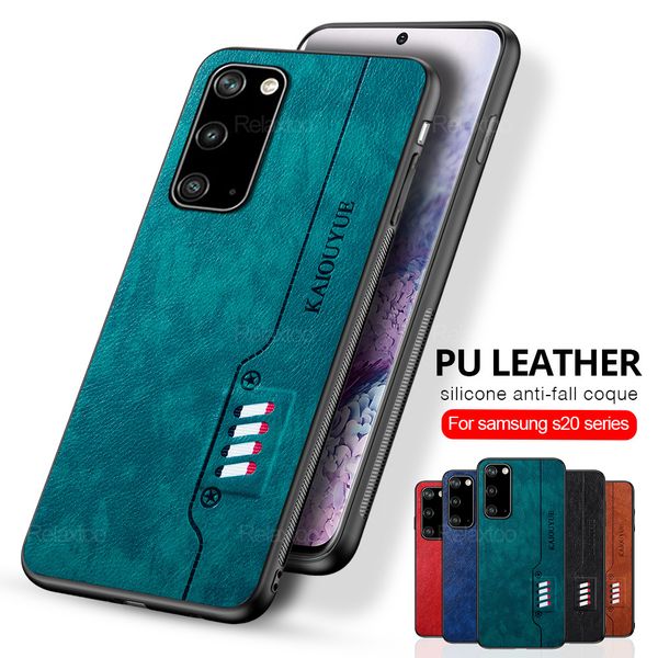 

ультратонкая кассетная кожаный телефон для samsung galaxy s20 fe 5g ultra s8 plus g950 g955 cair case coque coque