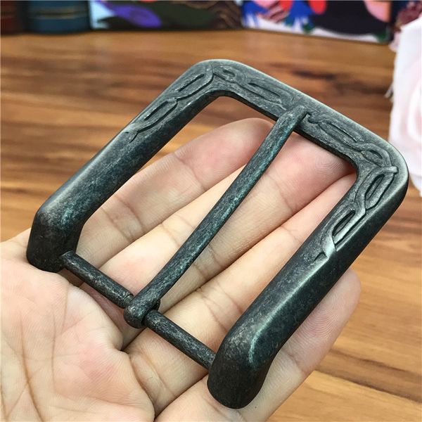 

урожай кожаный кожаный diy мужские аксессуары металлические пряжки клип букл пряжки для мужчины ak0041 5uhv, Slivery;black