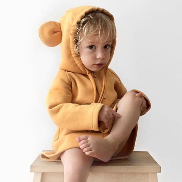 

chifuna новые boysl девушки осень зима cute big ear верхняя одежда детей мода капюшоном пальто детская одежда детская пальто 201118, Blue;gray