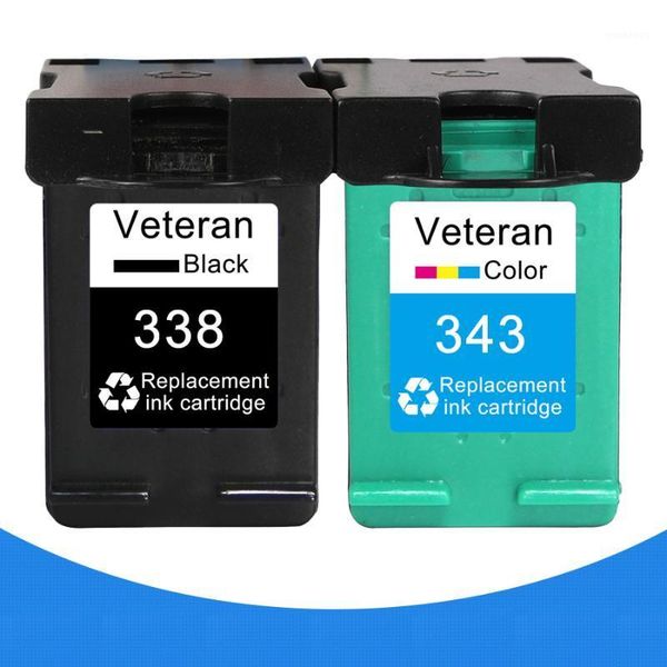 

veteran 338 343 xl ink cartridge replacement for 338 343 for deskjet 5740 6520 psc 1507 1510 psmart 8150 460c1