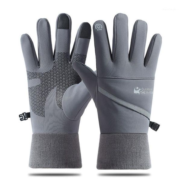 

ski gloves winter men women thermal fleece snowboard touchscreen waterproof warm for skiing skating riding1