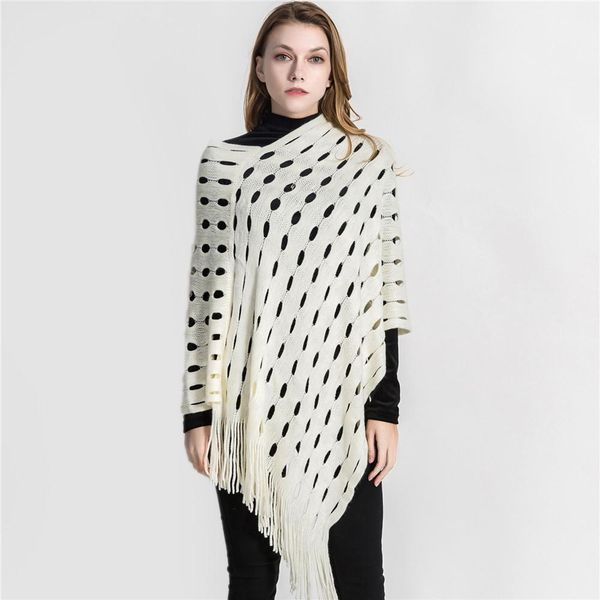

2020 new autumn and winter fashion perforated cashmere like hooded shawl thermal scarf, Blue;gray