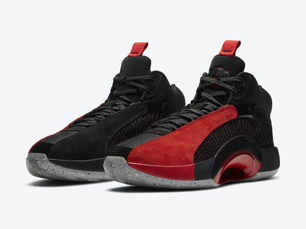 

aj 35 воин династий мужчины спортивная обувь с box высокое качество нового jumpman xxxv пекин вызов красный женщин спортивной обуви размер u, Black