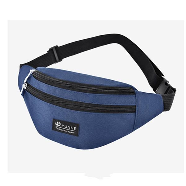 

bisi goro waterproof wear-resistant sports phone banana bag chest bag women outdoor fanny pack oxford belt waist bags