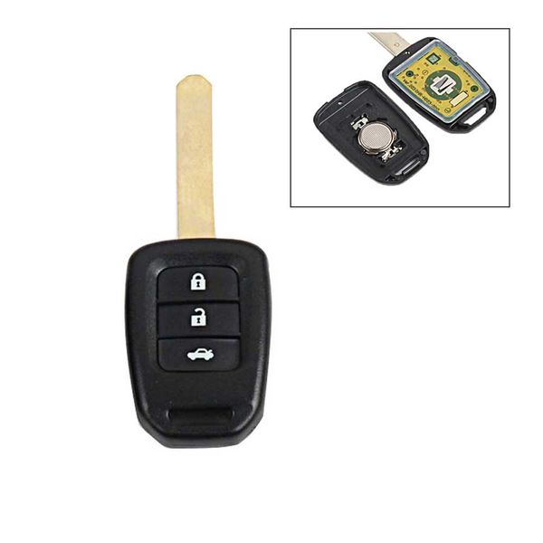 

3buttons 433mhz 47chip car key fob for accord cr-v fit xrv vezel city jazz civic hrv frv greiz