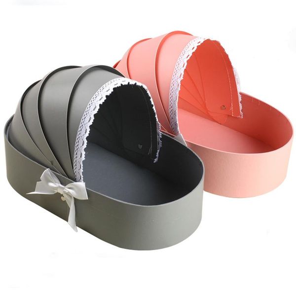 

creative cradle flower box rose flower arrangement basket gift boxs wedding home decoration christmas decoration