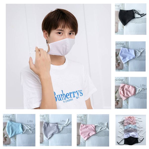 

anti dust face mouth cover pm2.5 mask respirator dustproof anti-dust washable reusable ice silk cotton mas