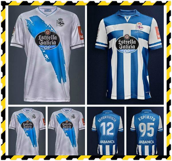 

20 21 deportivo deportivo la coruna home away football jersey 2020 2021 coruna rob peel exposito diego rolan cartabia football shirt santos, Black;yellow
