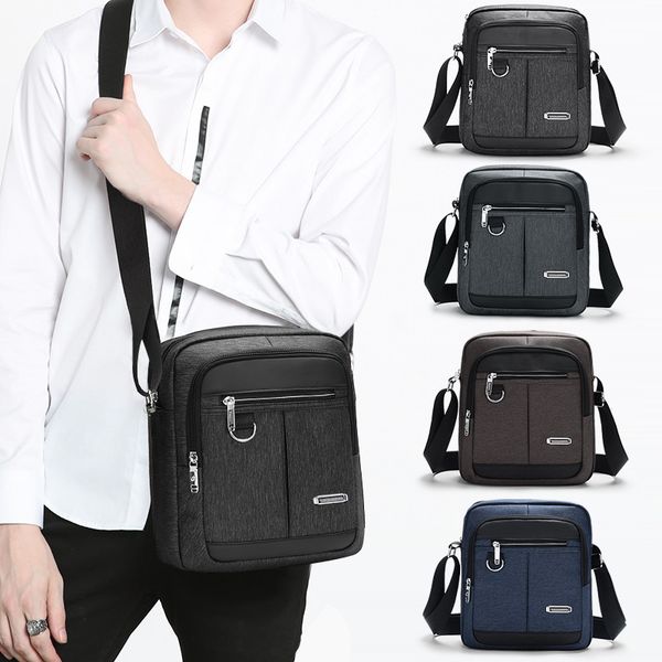 

2020 new nylon multi-function men's messenger bag business casual shoulder bag briefcase men's factory direct sales