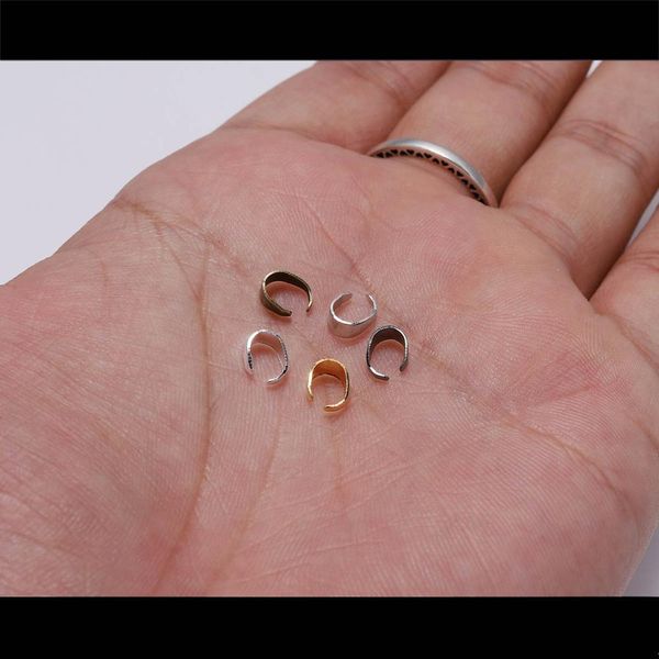 

50pcs / серия 7 клипов цвет подвеска pinch бейл застежками пряжки ожерелье шарма крючок соединитель для diy изготовление ювелирных изделий к