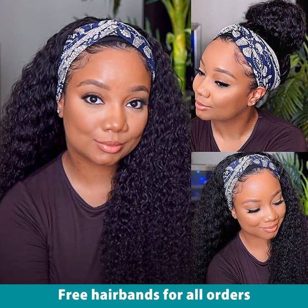 

28 30 inch long lace front human hair wigs brazilian water curly frontal wigs for black women 4x4 closure, Black;brown