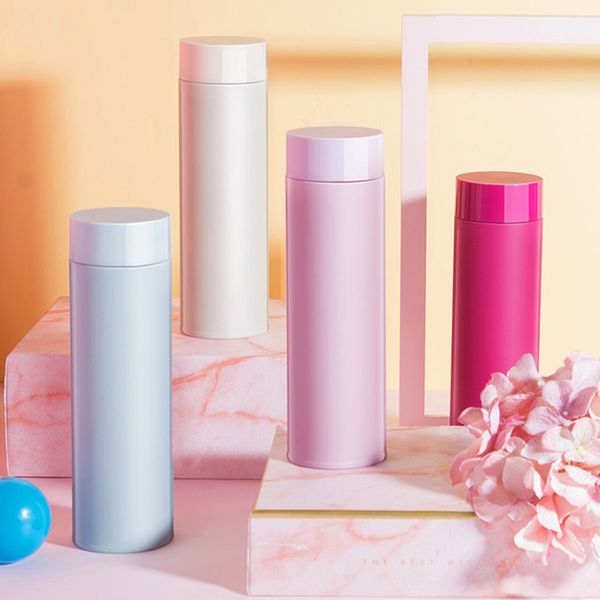 

creative design lightweight stainless steel cup portable customizable 500ml large capacity thermal insulation water bottle dh0767