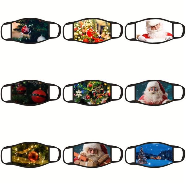 

fashion kids's face masks spring summer#799 santa mens claus womens's claus mask washable anime protective breathable printed sant
