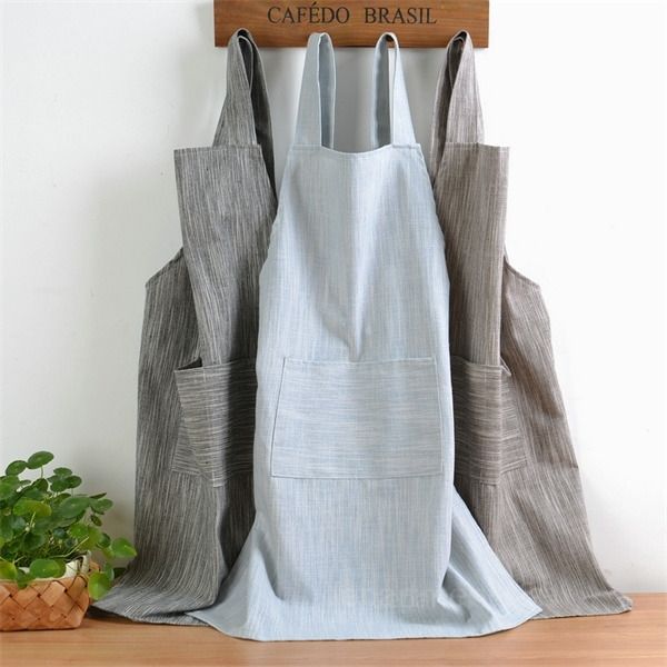 

home textiles brief for women plain simple delantal cocina cleaning halter work tablier kitchen apron cooking aprons