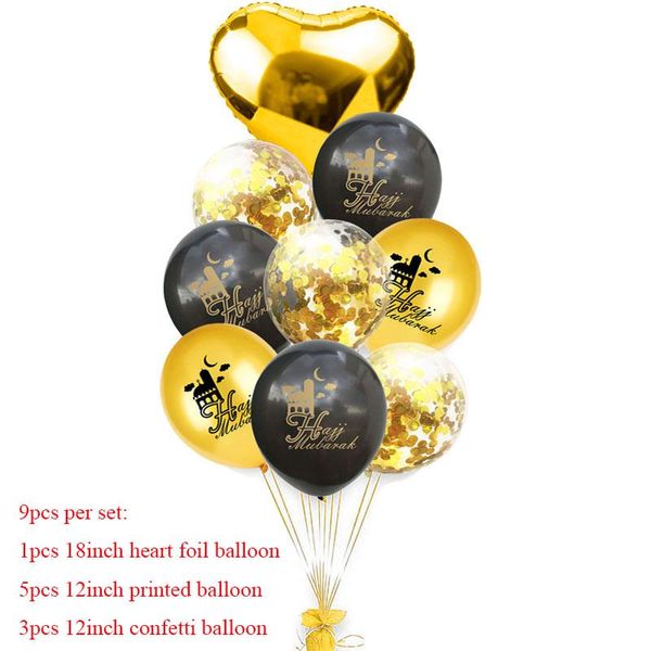 

hajj mubarak eid латексные воздушные шары установить ramadan party decoration balloons исламский деко baloon happy ramadan мусульманский фес