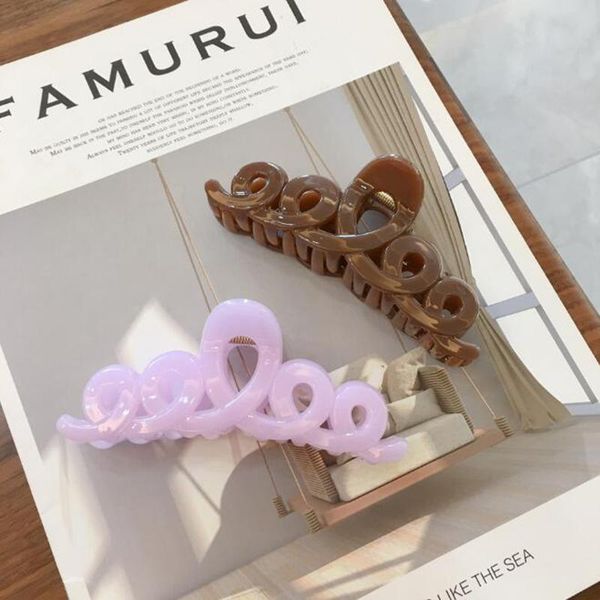

hair accessories jelly color crown big barrette crab bath claw ponytail clip large clamps fashion for women