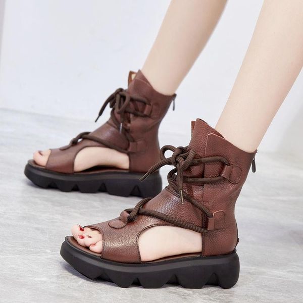 

new women sandals 2021 high heels platform women shoes summer casual female sneakers knitting slip on peep toe sandals, Black