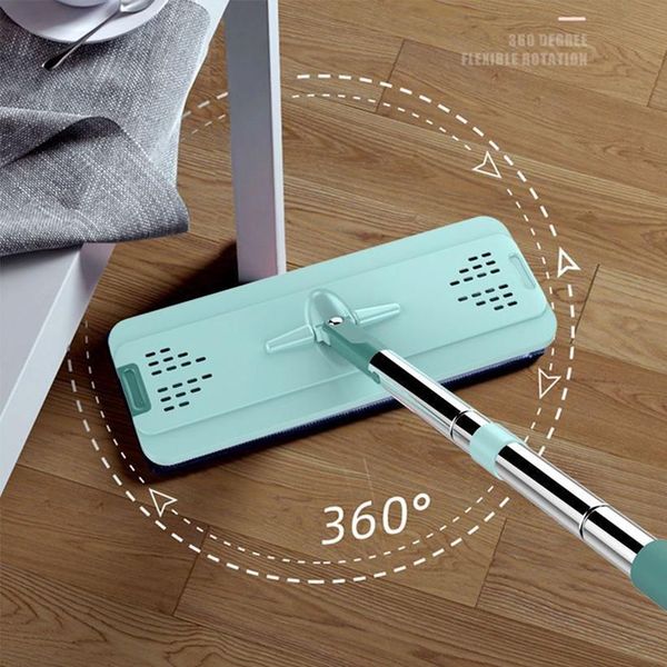 

утолщенная нержавеющая сталь выдвижной выдвижной шваброй бытовой жирной шваброй с ведром 360 градусов вращающаяся очистка mop sqcylk ppshop0