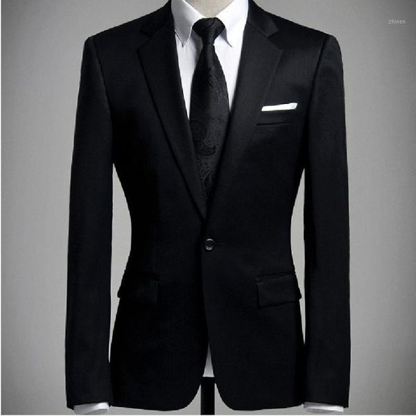 

men's classic blazers spring autumn men blazers full sleeve slim business suits outwear coat gentlem formal clothes men1, White;black