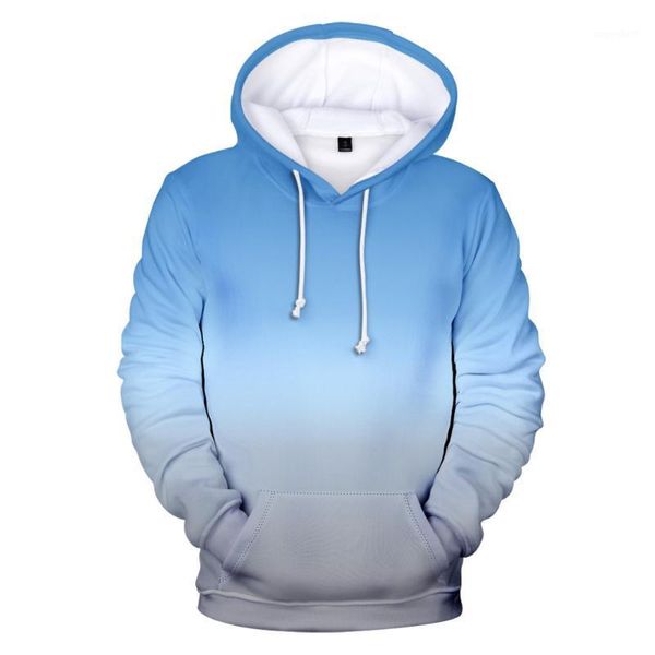 

new harajuku hoodie gradient color loose casual sweatshirt men and women sportswear xxs-4xl1, Black