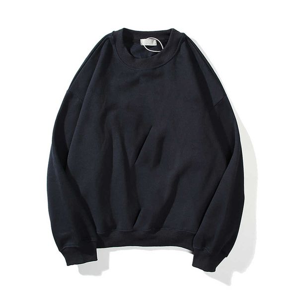 

круглая шейка мужская мода пуловер свитер свободный с длинным рукавом классический принт с буквой звездой типом стилем, Black