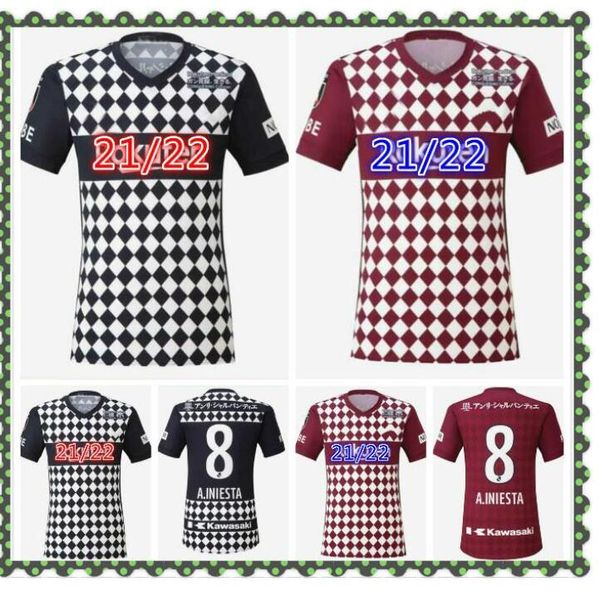 

2020 2021 vissel soccer jerseys 20 21 j1 league #8 a.iniesta ogawa douglas soccer uniform 2020 #16 furuhashi kyogo home away football shirt, Black;yellow