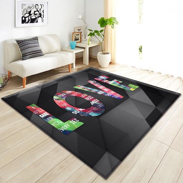

nordic personality area rugs flannel memory foam romantic valentine's day bedroom decor floor carpet living room carpets1