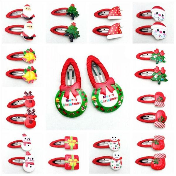 

christmas decorations 10pcs kids girl candy hairpin baby hair clip barrettes1