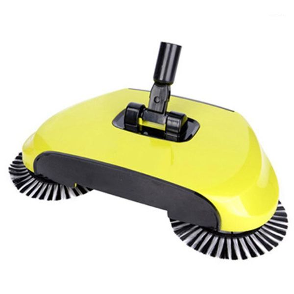 

hand push sweepers 360 degree manual rotary sweeping mop multi-function mechanical sweeper cleaning broom dust collector1